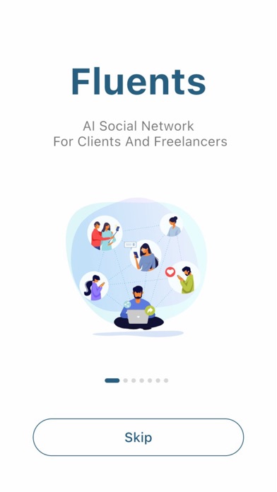 Fluents - Freelancers Network Screenshot