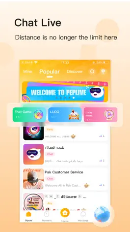 Game screenshot PepLive-Group Voice Chat Rooms mod apk