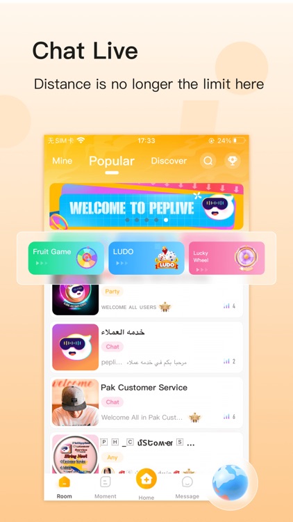 PepLive-Group Voice Chat Rooms