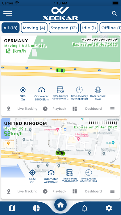 Xeekar GPS Screenshot