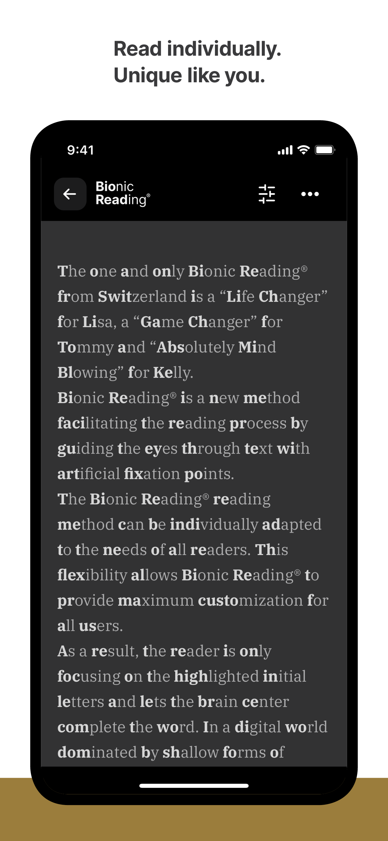 Bionic Reading®