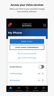 comcast business iphone screenshot 2