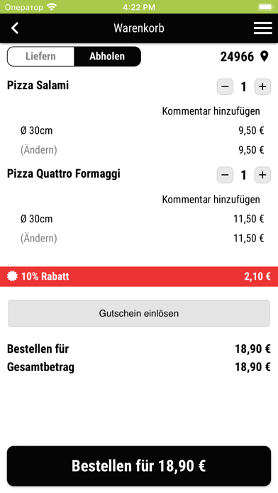 La Pizza Tedesca Screenshot