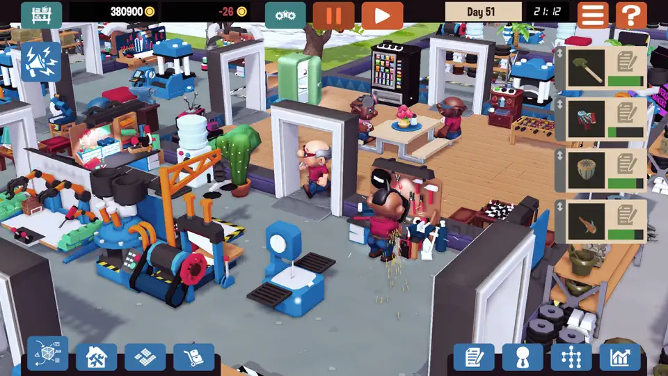 Скриншот Little Big Workshop на iPhone 4
