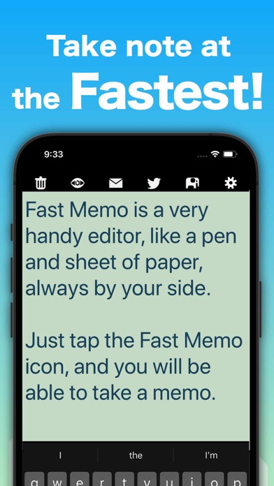 Fast Memo Screenshot