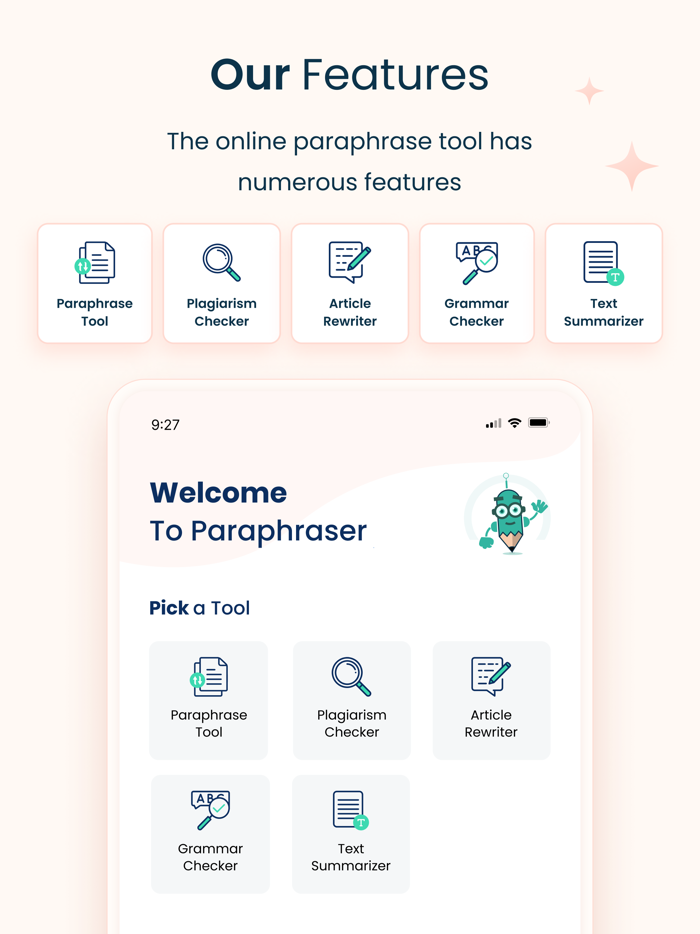 Paraphrasing Tool - AI Based