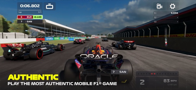 F1® Mobile Racing – jogo oficial da Codemasters – Electronic Arts