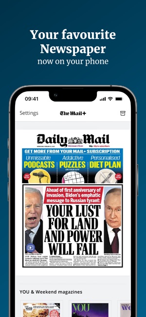 Daily Mail Newspaper dans l'App Store