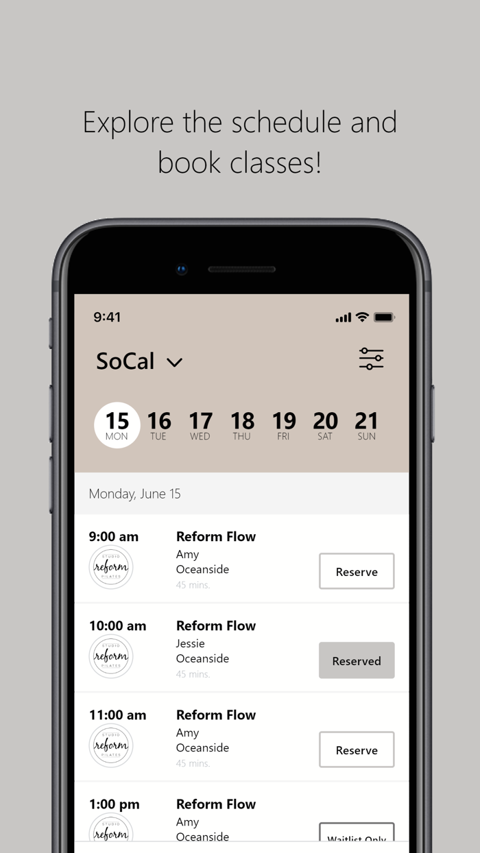 Studio Reform Pilates SoCal