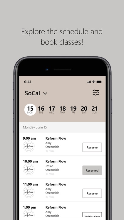 Studio Reform Pilates SoCal