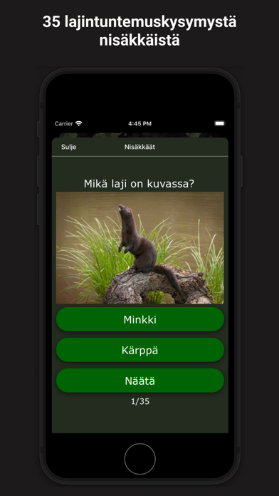 Metsästysvisa Screenshot