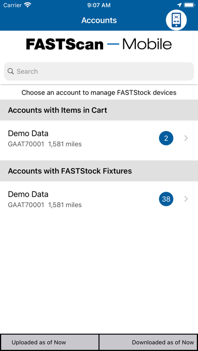 Fastenal FASTScan Screenshot