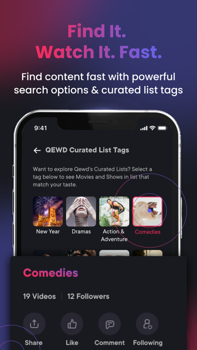 QEWD: Find What to Watch Now Screenshot