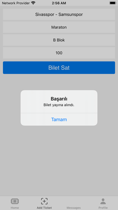 Maç Bileti Al Sat, Haydi Maça! Screenshot