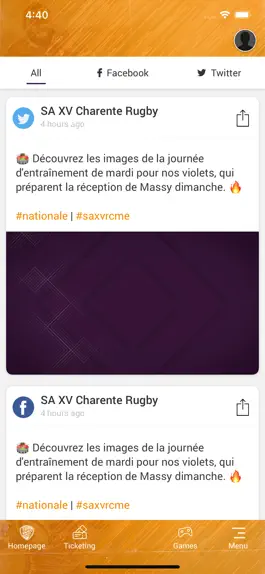 Game screenshot SA XV Charente Rugby hack