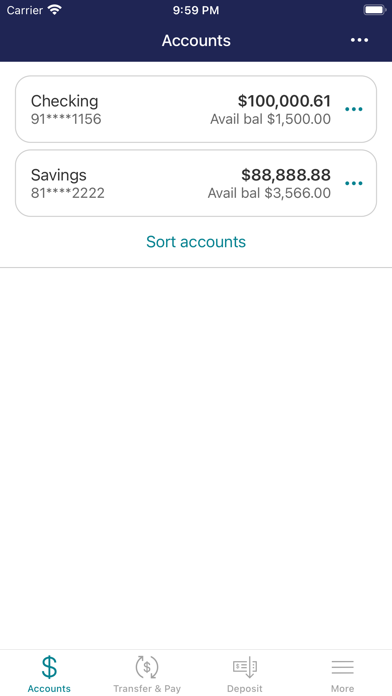 AnMed Federal Credit Union Screenshot