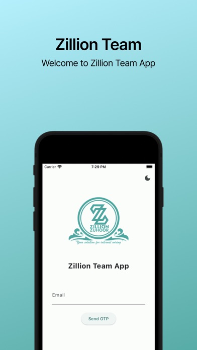 Screenshot 1 of Zillion Team App