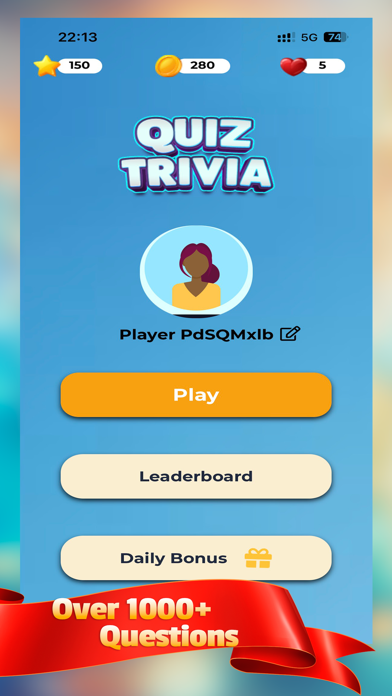 Trivia Quiz General Knowledge Screenshot