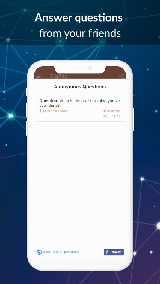 #8. ZigZag - Anonymous Chat! (iOS) โดย: NGUYEN VAN LONG