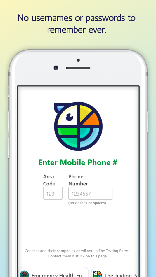 #5. The Texting Parrot (iOS) 由: Adam Fleischhacker