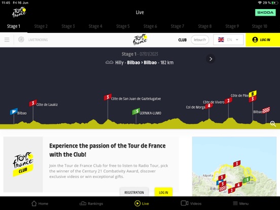 Tour de France by ŠKODA iPad app afbeelding 3