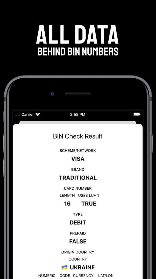 #3. Credit Card Info & Validator (iOS) 由: Yevhen Kniaziuk