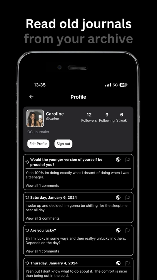 #4. Journal. Be real with words. (iOS) 由: Journal Labs LLC