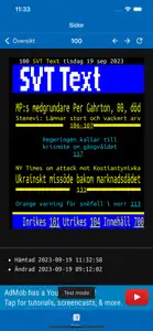 SVT Text TV från TextTV.nu screenshot #1 for iPhone