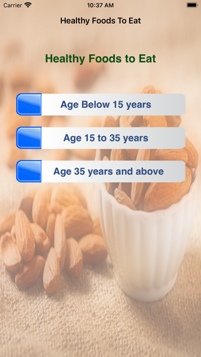 Healthy Foods To Eat Screenshot