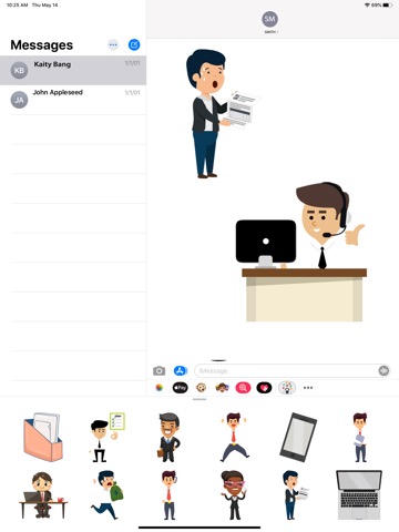 Office Works Stickerのおすすめ画像2