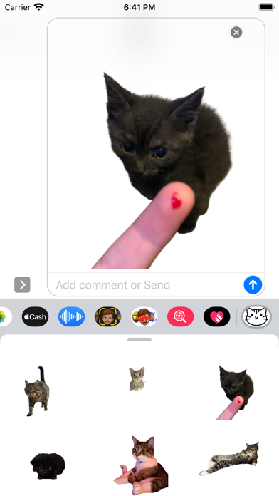 Cat-tastic Stickers Screenshot
