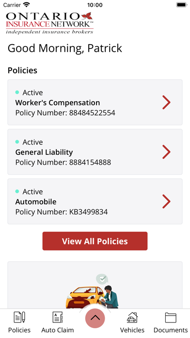 Ontario Insurance Network Screenshot