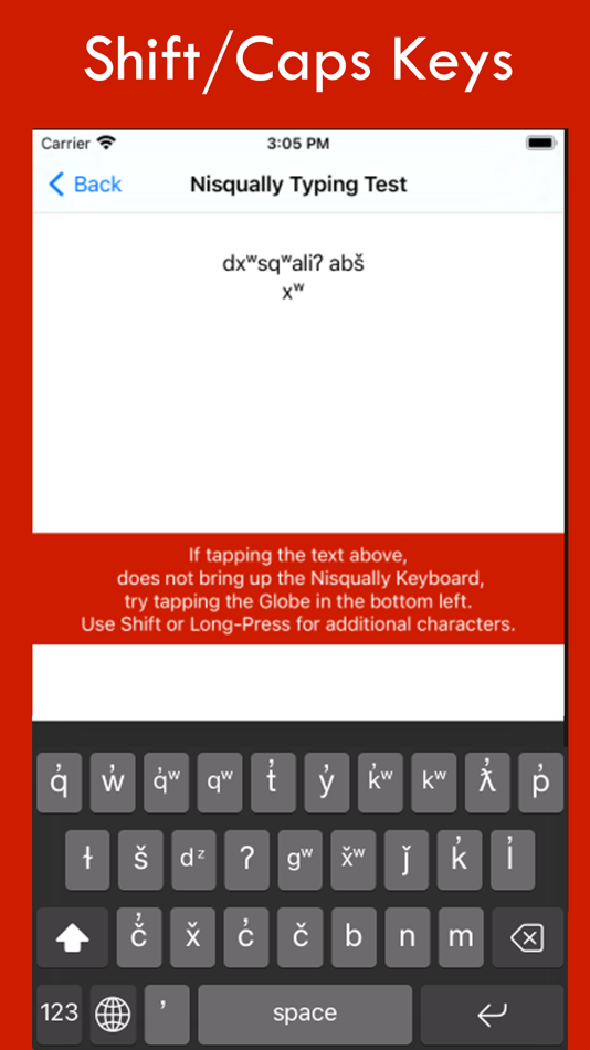 #6. Nisqually Keyboard (iOS) 由: The Language Conservancy, Inc.