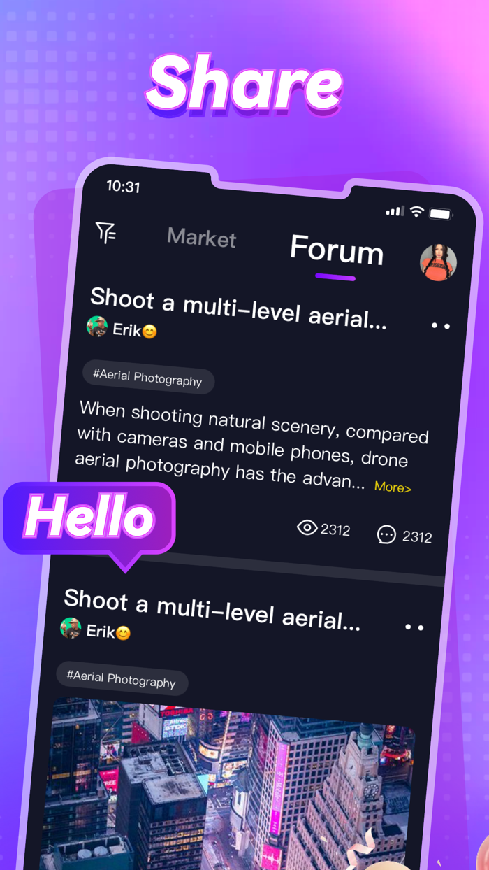 AP-Meet Share Chat and Market