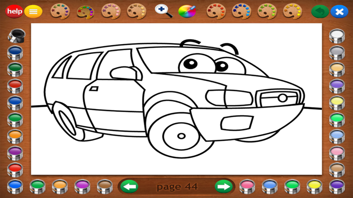Trucks Coloring Book