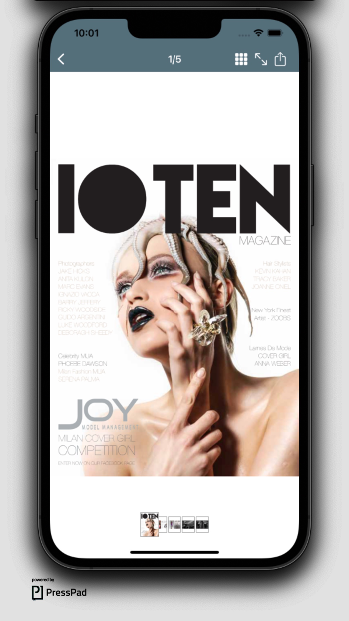 10Ten Magazine app