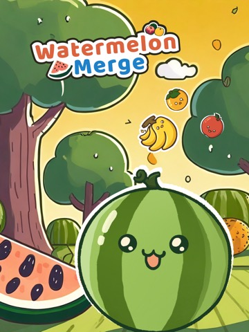 Watermelon Merge Fruits Puzzleのおすすめ画像5