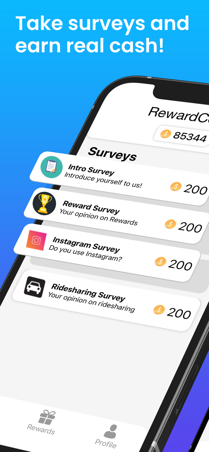 RewardCoins - Surveys for Cash