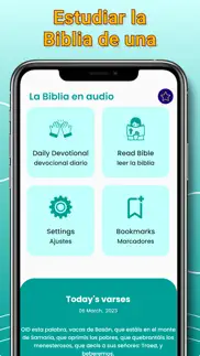 la biblia en audio iphone screenshot 2