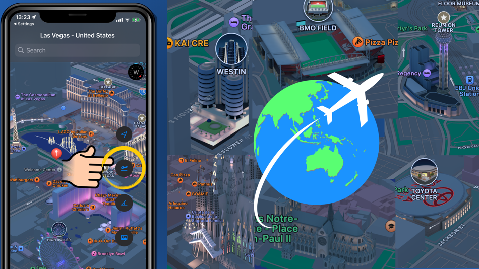 #3. BangMap - 3D Map (iOS) 由: NAOYUKI TANAHASHI