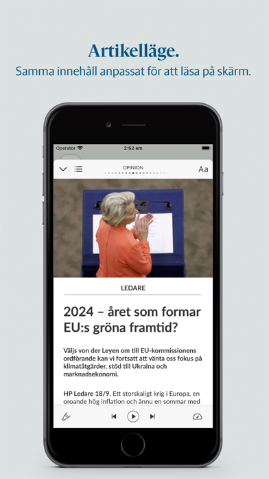 Hallandsposten e-tidning Screenshot