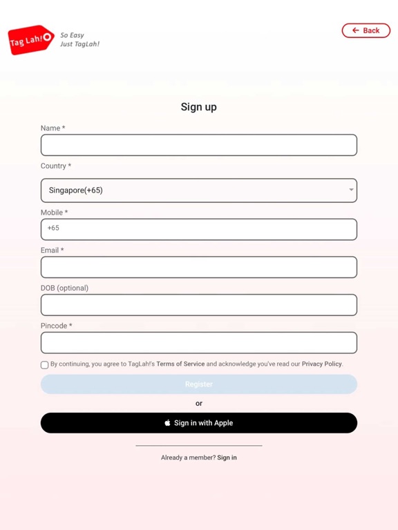 Tag Lah iPad screenshot 6 - Social Networking app