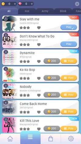 Game screenshot Kpop Tiles: Dream Piano Music mod apk