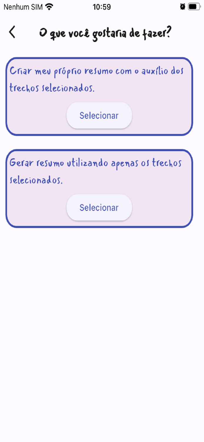 Criar Resumo Assistente