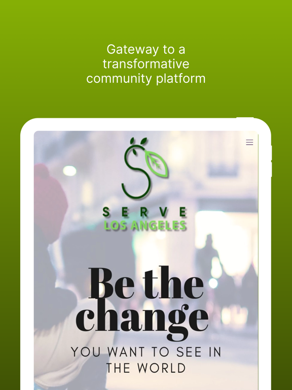 Serve Los Angeles iPad screenshot