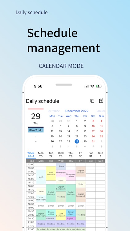 Daily Schedule -easy timetable screenshot-3