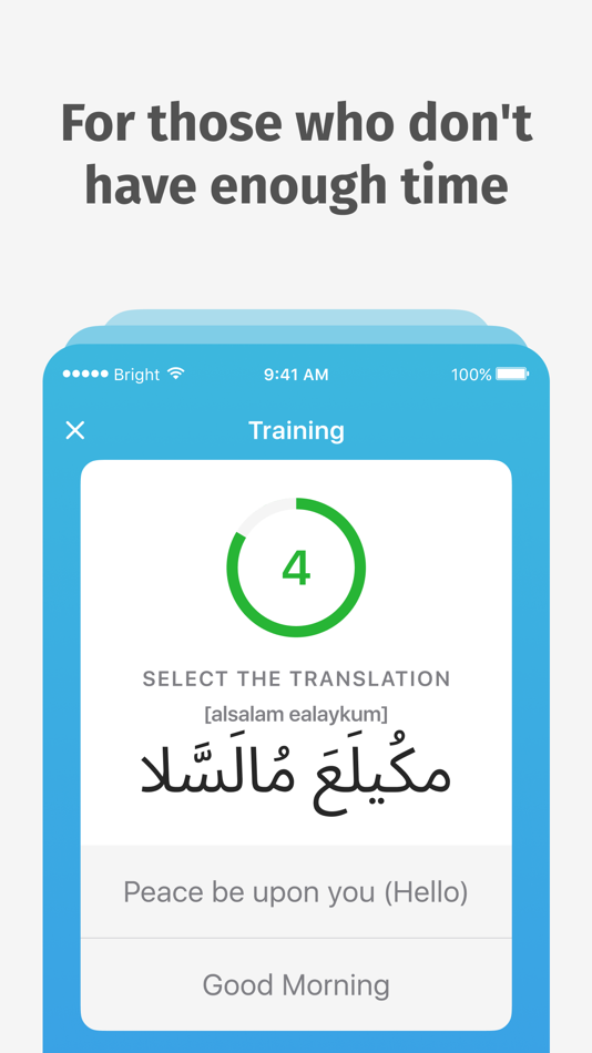 #4. Bright Arabic - Learn & Speak (iOS) Podle: Language Apps Limited
