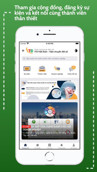 ITD - Viện Chuyển đổi số Screenshot 1 - AppWisp.com ITD - Viện Chuyển đổi số Screenshot 1 - AppWisp.com