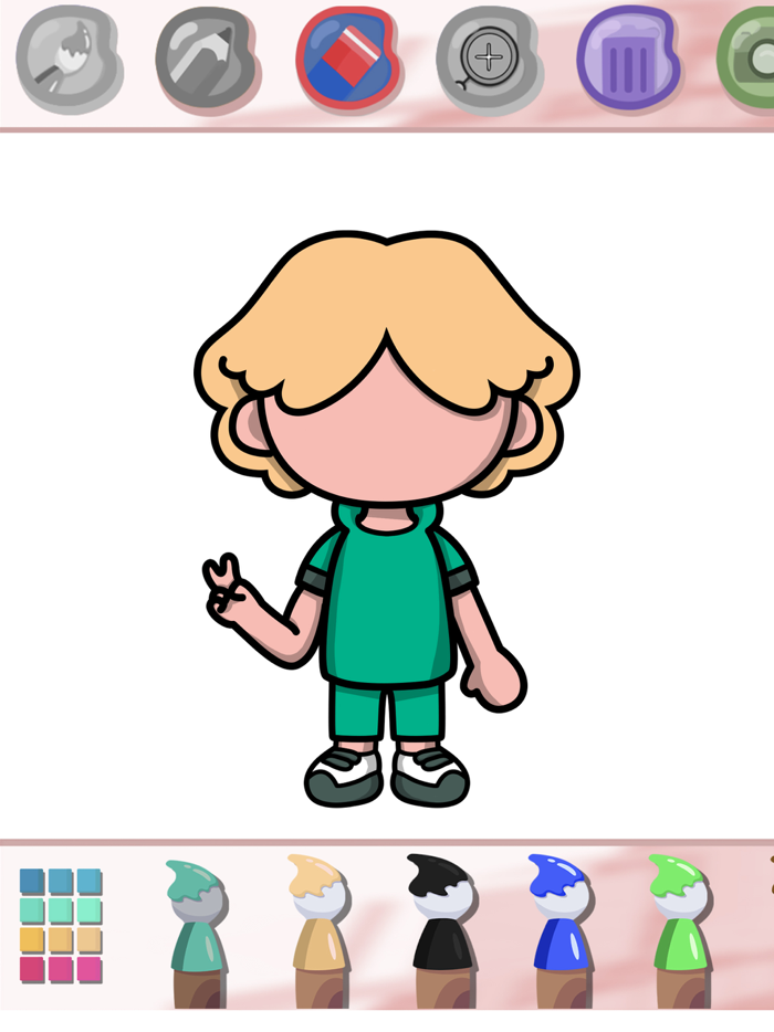 Toca Life Coloring Book