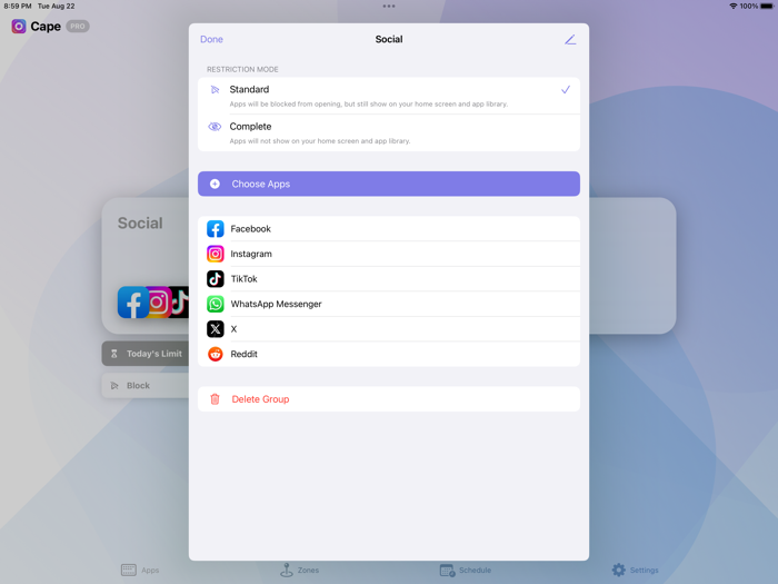Cape Master Your Screen Time